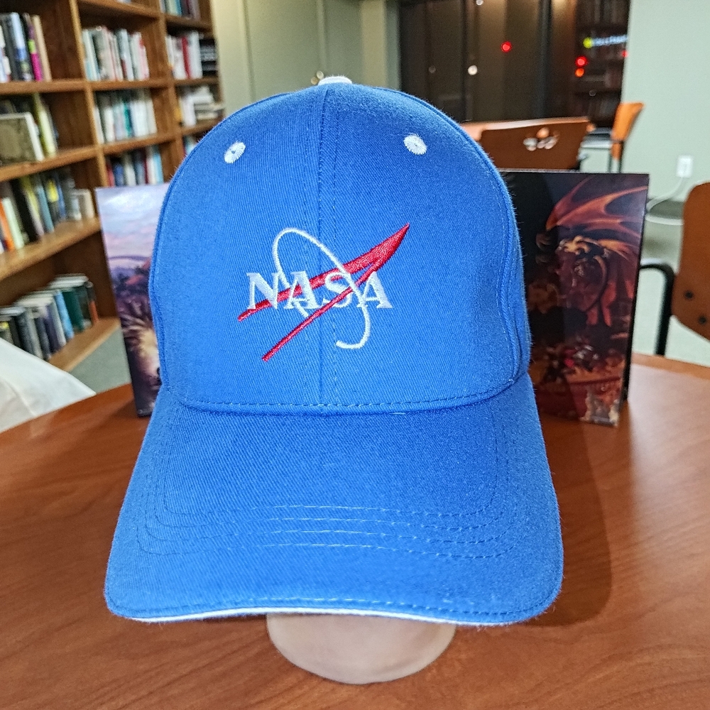 NASA Vector Wing Logo Embroidered Baseball Cap Hat